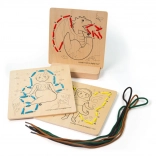 Bigjigs Toys infilatura secondo i numeri – fiabe