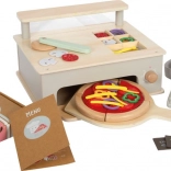 small foot pizzeria set per bambini