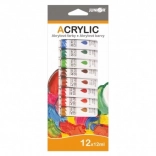 Colori acrilici 12×12 ml in scatola