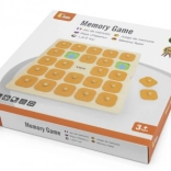 Viga gioco di memoria Montessori – grande, 10 carte intercambiabili