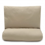 Set in cotone per lettino con imbottitura 90 × 120 cm beige