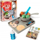 Set da cucina con colori cangianti MELISSA & DOUG Simmer & Stir, 19 pezzi