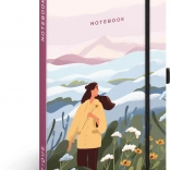 NOTIQUE taccuino a righe Paesaggio 13 × 21 cm