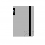 Agenda A6 settimanale 2025 grigio PASTELINI