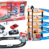 Garage parcheggio con circuito stradale e macchinine