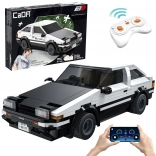 Set di costruzione CADA RC auto TOYOTA AE86 Trueno Initial D 1:20, 325 pezzi