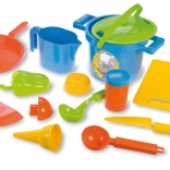 Set da cucina per la sabbia per bambini, 14 pezzi