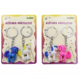 Portachiavi Amicizia Unicorno - 2 pezzi