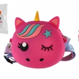 Portafoglio in silicone per bambini con cordoncino - colori assortiti