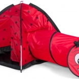 Tenda per bambini coccinella con tunnel IPLAY