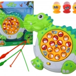 Gioco di pesca con dinosauro – verde
