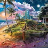 NORIMPEX diamond painting – casa sulla spiaggia 30 × 40 cm