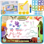 tappetino magico per disegnare con acqua XXL 100 × 80 cm con timbri e numeri