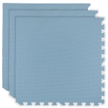 Tappetino da gioco in schiuma HUMBI 180 × 60 cm, grandi puzzle impermeabili, sicuro, 3 pz, azzurro