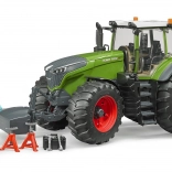 Bruder trattore Fendt 1050 Vario con meccanico e attrezzi da officina 1:16