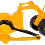 Set di costruzioni con elmetto e escavatore per bambini