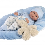 Bambola bebè realistica con corpo in vinile - maschio 40 cm