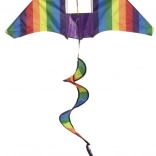 Aquilone colorato con arcobaleno rotante