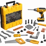 Set di attrezzi per bambini in valigetta con effetti luminosi