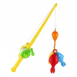 Giocattolo per bambini set da pesca con canna 50 cm in rete