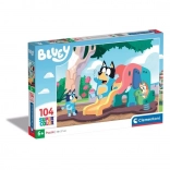 puzzle 104 pezzi bluey