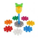 Piramide impilabile in plastica con anelli 26 cm – 3 varianti