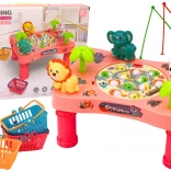 Gioco da tavolo pesca dei pesciolini – tavolino rosa per bambini
