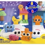 Mega Bloks sveglia e nanna luce notturna con personaggi