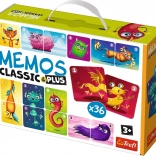 Pexeso Classic & Plus Mostriciattoli Carini 3 in 1