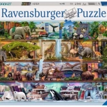 Puzzle Ravensburger Regno degli animali selvatici 2000 pezzi