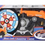 Pistola in schiuma per bambini con bersaglio