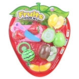 Set per tagliare la frutta con velcro – blister a forma di fragola