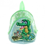 Zainetto per bambini 3D dinosauro, menta