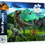 Trefl puzzle 100 pezzi Jurassic World – avventura con dinosauri
