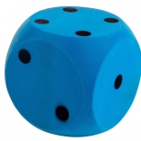Androni morbido cubo in schiuma 10 cm – blu