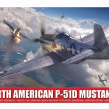 Kit di montaggio dell’aereo NORTH AMERICAN P-51D MUSTANG 1/72