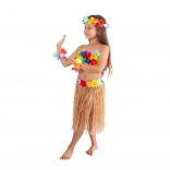 Gonna hawaiana per bambini naturale 45 cm
