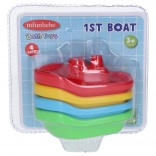 Infunbebe barchette da bagno, set di 4 pezzi (10,5 cm)