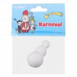 Decorazione natalizia Wiky pupazzo di neve in ovatta