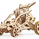 Puzzle 3D meccanico in legno mini buggy UGEARS, 80 pezzi