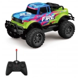 auto RC luminoso Fire telecomandato 23 cm
