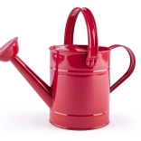 annaffiatoio da giardino in metallo 1,5 l – rosso