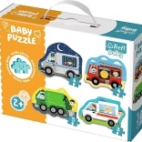 Puzzle per bambini con motivi di veicoli di Trefl