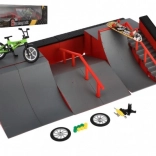 Skatepark – set di fingerboard e BMX con rampe e accessori