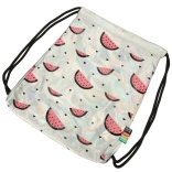 Sacca zaino con effetto olografico con motivo angurie