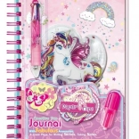 Diario con motivo di Unicorno per bambini creativi