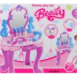 Tavolino da Toilette per Bambini con Specchio e Accessori