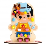 bino vestirsi divertendosi – gioco di infilatura in legno per bambini