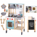 Cucina giocattolo in legno per bambini TOOKY TOY con accessori