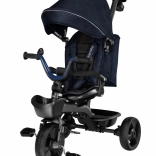 triciclo per bambini 2 in 1 lionelo kori blue navy con telaio in magnesio
